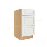 Brighton Raised Drawer Base Cabinet, White