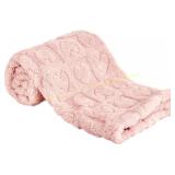 Yurhap Fleece Baby Blanket, Heart Checkered