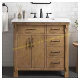 Bellington 36in Sink Vanity w/ White Top