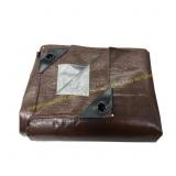 Everbilt 16 ft. x 20 ft. Brown/Silver Tarp