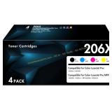 HP 206X 4-Pack for HP M283fdw 4301fdw