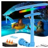 Pool Fountain for Pools: 9 LED, 5 Modes, 360