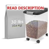 IRIS WeatherPro Dog Food Storage, 30 lb
