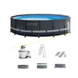 Ultra XTR 14 ft Round Metal Frame Pool Set