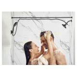 Matte Black Dual Shower Head 10/9-Setting