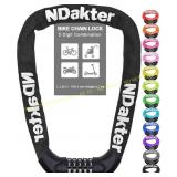 NDakter Bike Lock 5-Digit Heavy Duty Lock 6ft