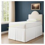 Cottington Lane Twin XL Box Pleated Bed Skirt