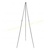 Quartet 62-3/8" Steel Easel - Full Size Black