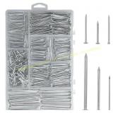 JEGONFRI Hardware Nails Assortment Kit, 6 Sizes