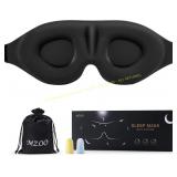 MZOO Sleep Eye Mask 3D Contoured, Black