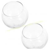 6ct Zerodeko Glass Candle Cups for Jars DIY Decor