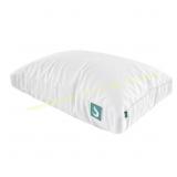 Contour White Queen Bed Support Pillow w/ Cover
