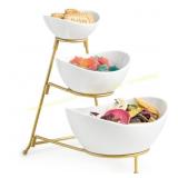 Miamolo 3-Tier Serving Bowls with Stand Set