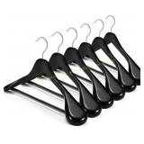 HOUSE DAY Solid Wood Hangers (6 Pack)