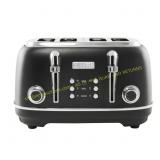Haden Heritage Stainless Steel 4-Slot Toaster