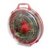 Homz 24 in Red Wreath Storage Container