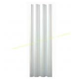 48 in. x 80 in. Oakmont Vinyl White Accordion Door
