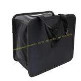 Foldable Car Trash Can, 8.97x8.97x5.5in, Black