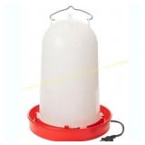 API 3-Gal Heated Poultry Waterer
