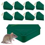 8pk Mouse Station with Keys: Safe Indo/Out (Green)