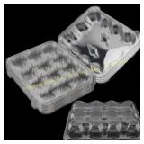 HOIGON 20 Pack Clear Cupcake Containers