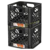 Juggernaut 16-Quart Stackable Crates (2)