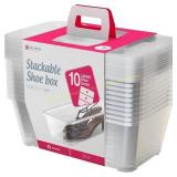 Life Story 10-Pack Storage Box, Stackable