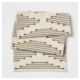 Threshold 108x14 in. Cotton Diamond Table Runner