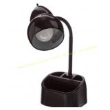 Globe Electric Goose Neck Desk Lamp USB Black