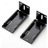 Black Rear Drawer Slide Brackets, 5 Pairs