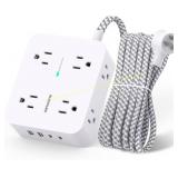 HANYCONY 8-Outlet Surge Protector USB-C