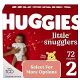 Huggies Little Snugglers Diapers Size 2, 72 Ct