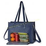 Laptop Tote Bag with Insulated Lunch