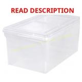 3pk IRIS USA Letter Legal Size Plastic File Box