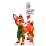 ProductWorks Rudolph LED Yard Ornament