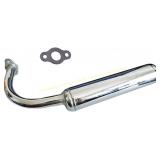 sthus 40mm Chrome Muffler for Bike