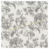 RoomMates Tamara Day Flower Girl Gray Wallpaper