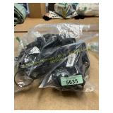 2ct. Unbranded Rubber Dog Leashes, Black