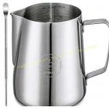 Espresso Milk Frothing Pitcher 350ml Stainless