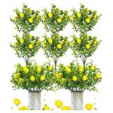 SIPRDE 6 Pack Lemon for Decoration Fake