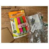 Highlighters and miscellaneous hardware