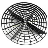 Car Washing Kit Grit Filter Bucket Black-L