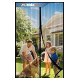 Magnetic Screen Door, 32"x78" Black