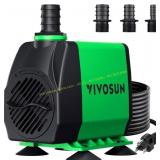 VIVOSUN 800GPH Submersible Pump, 24W, Quiet
