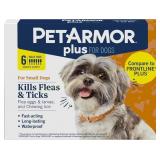 5 Doses PetArmor Plus Flea & Tick for Dogs (5-22 l