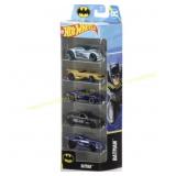 Hot Wheels Batman Car Toy Vehicle 1:64 5pk