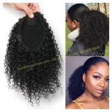 Afro Kinky Curly Ponytail Extension (Black 1B#)