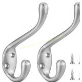 Coat Hooks 5 Pack - Heavy Duty Wall Hooks