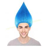 Troll Wigs - Synthetic Costume Wig, Blue