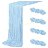 Baby Blue Cheesecloth Table Runner 20 x 120 in